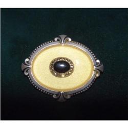 Estate Catherine Popesco French Enamel Broach #1753995