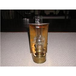 Rare Brass Reflective Oil Lamp/ Lantern #1754011