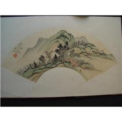 fine Chinese Fan Painting #1754015
