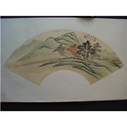 fine Chinese Fan Painting #1754016