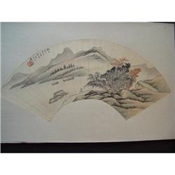 fine Chinese Fan Painting #1754021