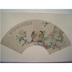 fine Chinese Fan Painting #1754025