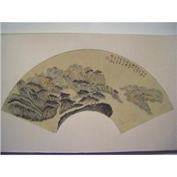 fine Chinese Fan Painting #1754027