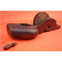 Antique Japanese Carpenter Reel, Fully Intact #1754053