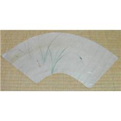 Firefly and Reed, Fan Painting by Takafumi #1754065