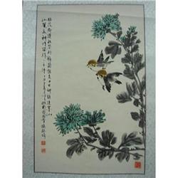 Flowers and Sparrows Painting by Tachibasaki #1754066