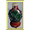 Image 1 : CAMEO GLASS BIRD SNUFF BOTTLE W JADE CAP C1900 #1754264