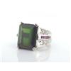 Image 1 : 10.60ct Tourmaline, Ruby, & Diamond Plat. Ring #1764605