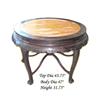 Image 1 : Vintage Zitan Huanghuali Round Ru-Yi Table  #1765194