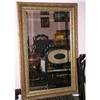 Image 1 : French carved beveled Mirror gilded frame  #1765251