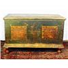 Image 1 : AUTHENTIC PAINTED BLANKET CHEST c. 1800-50 / #1776359