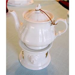 KPM Teapot  with Warmer & Fuel Cup  #1788279