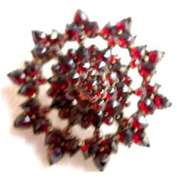 Antique Almandine Garnet Brooch #1788281
