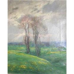 Wilhelm Hempfing Original Oil Landscape, Europe#1788290