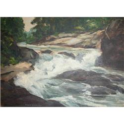 Floyd Gahman (New York) Oil on Canvas Landscape#1788292