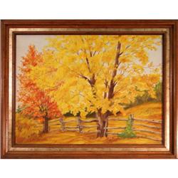  Fall Colors in Country  by L.G. Patterson - #1788351