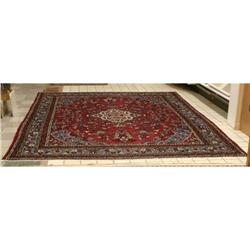 Kashan Persian Wool Rug #1788356