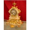 Image 1 : White Marble and Ormolou Striking Clock  #1788379