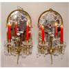 Image 1 : rare 19c French Crystal Mirror Candle  Sconces #1788963