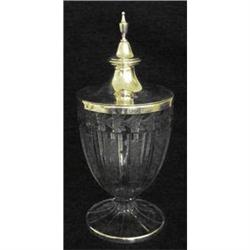 Antique Heisey Glass Footed Jar #1789213