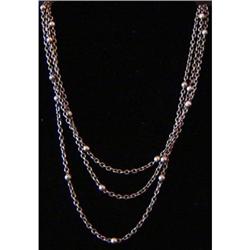 Antique Gunmetal Lorgnette Chain #1789239