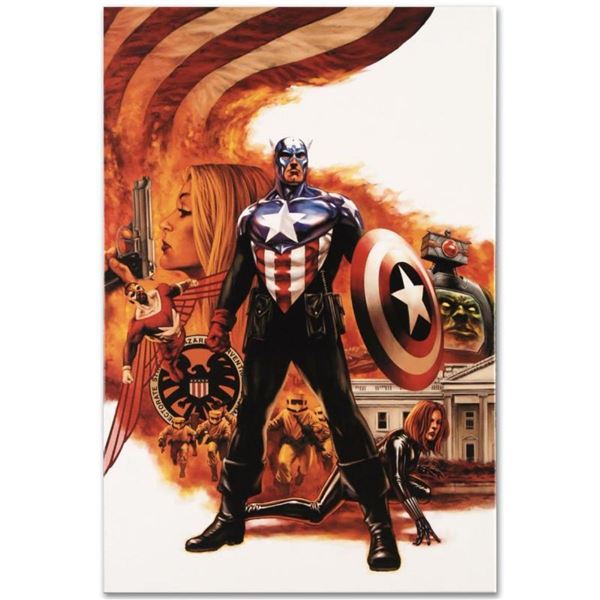 Marvel Comics "Captain America #41" Numbered Limited Edition Giclee on Canvas by