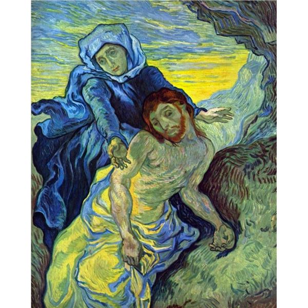 Van Gogh - Pieta (By Eugene Delacroix) By  Van Gogh