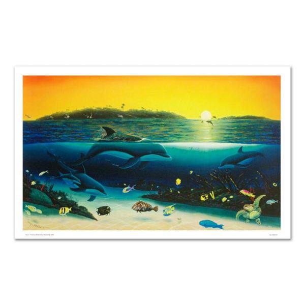 "Warm Tropical Waters" Limited Edition Giclee on Canvas (43" x 26") by Renowned