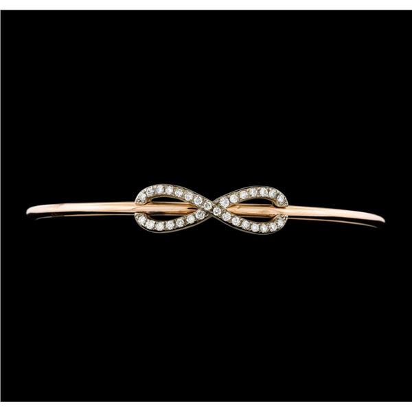 0.45 ctw Diamond Bracelet - 14KT Two-Tone Gold