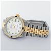 Image 3 : Rolex Mens 2 Tone Mother Of Pearl Sapphire Oyster Perpetual Datejust Wristwatch