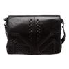 Image 1 : MCM M. Moment Black Leather Messenger Bag