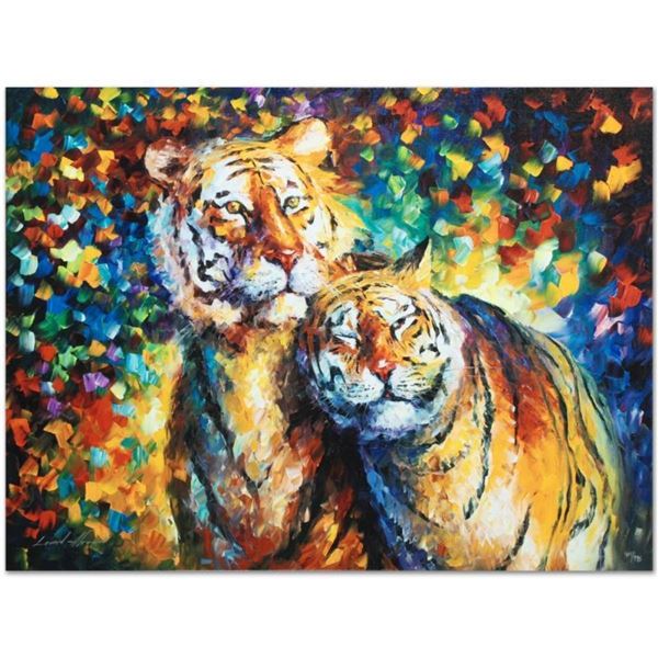 Leonid Afremov (1955-2019) "Family Portrait" Limited Edition Giclee on Canvas, N