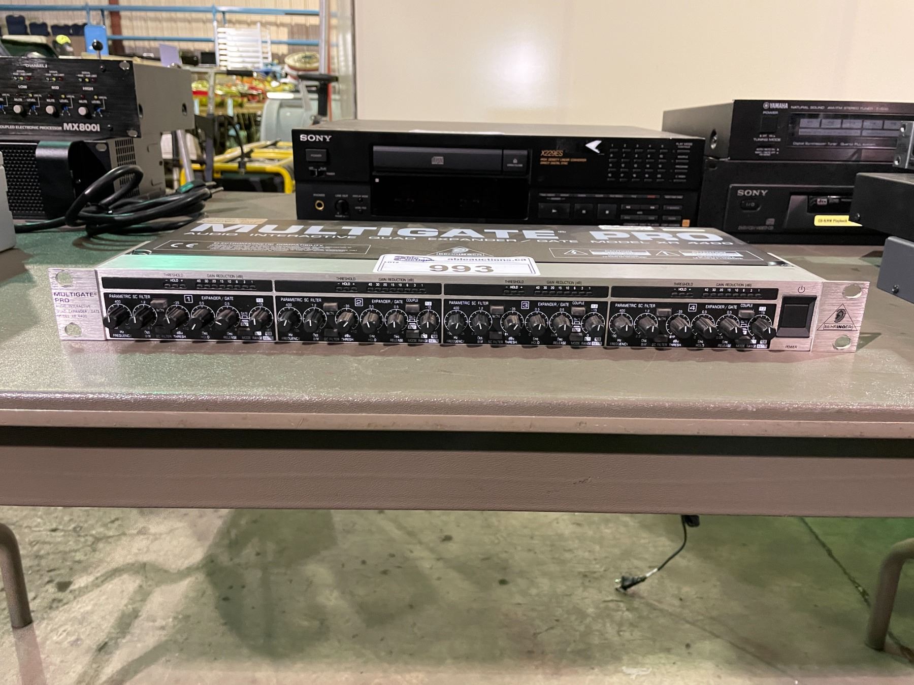 BEHRINGER MULTIGATE PRO XR 4400 RACK MOUNT AUDIO INTERACTIVE QUAD ...