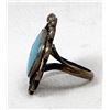 Image 3 : Navajo Old Pawn Sterling Turquoise Ring, Size 6.5