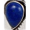 Image 2 : Sterling Silver Lapis Ring, Size 6
