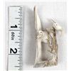Image 11 : Zuni Carved Antler Double Owl Fetish by R.Najera