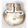 Image 3 : Navajo Sterling Fire God Kachina Shell Pendant