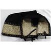 Image 5 : Antique Metallic Embroidery on Felt Hood or Covering