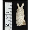 Image 9 : Zuni Carved Antler Owl Fetish by Maxx Laate