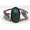 Image 1 : Navajo Old Pawn Sterling Turquoise Bracelet