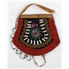 Image 1 : Historic Iroquois Beaded Cloth Pouch