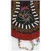 Image 4 : Historic Iroquois Beaded Cloth Pouch