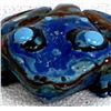 Image 2 : Zuni Rainbow Calsilica Frog Fetish by G. Quam