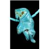 Image 2 : Navajo Turquoise Elephant Fetish Necklace