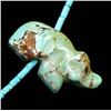 Image 4 : Navajo Turquoise Elephant Fetish Necklace