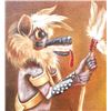 Image 2 : Original Native American Wolf Kachina Painting