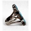 Image 5 : Vintage Zuni Sterling Turquoise Ring, Size 6.5