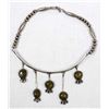 Image 8 : Historic Navajo Sterling Turquoise Necklace