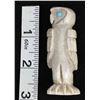 Image 9 : Zuni Carved Antler Owl Fetish by Camilio Martinez