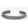 Image 1 : Sterling Silver Rope Cuff Bracelet